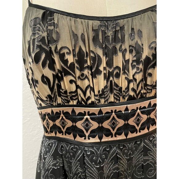 Jones NY Vintage Y2K Womens Silk Burnout Babydoll Dress size 10 Fairy Whimsigoth - Picture 4 of 11